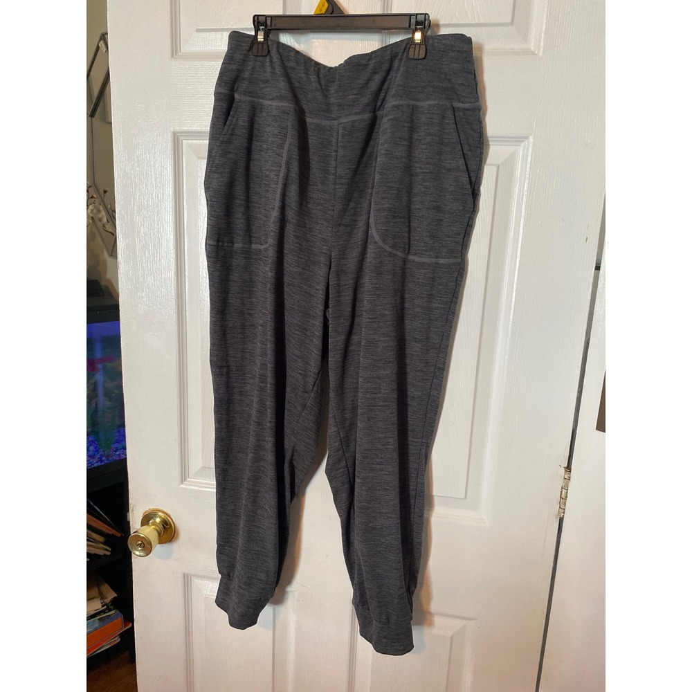 Happy Camper by Torrid Heathered Grey‎ Joggers Lounge Pants Size 0 High Waist